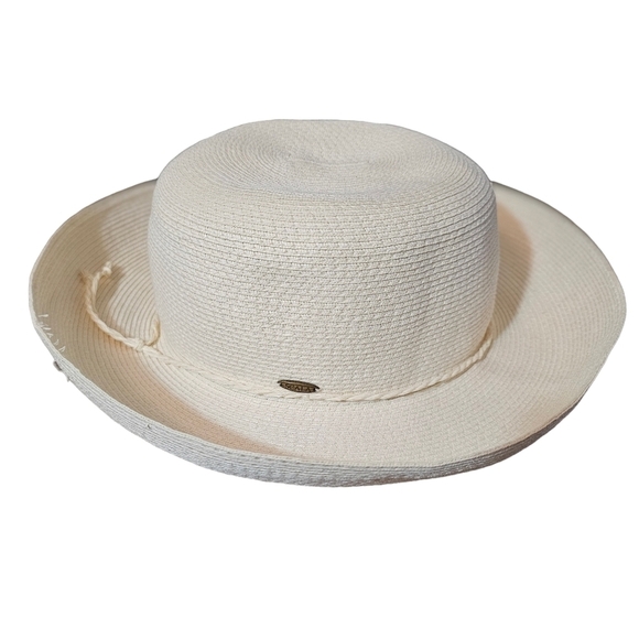 Styling summer hat with cute rolled brim. Scala brand - Picture 4 of 7